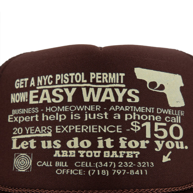NYC Pistol Permit Trucker Hat - - MILFDAD
