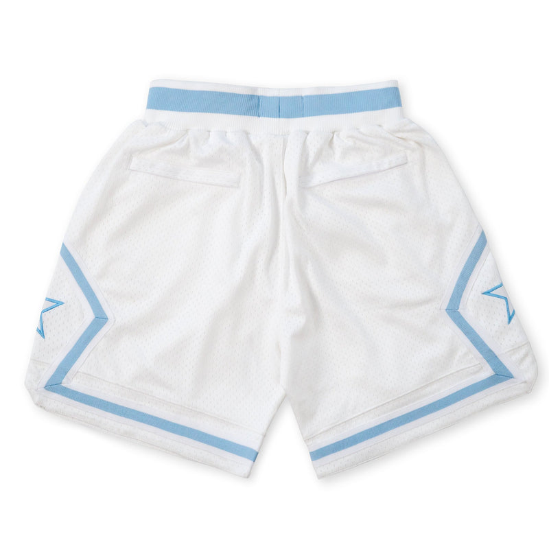 Varsity Basketball Shorts - White - - MILFDAD