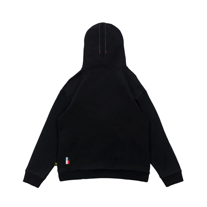 Diagram Hoodie - Black / Red - - MILFDAD