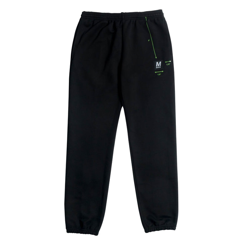Diagram Sweatpant - Black / Green - - MILFDAD