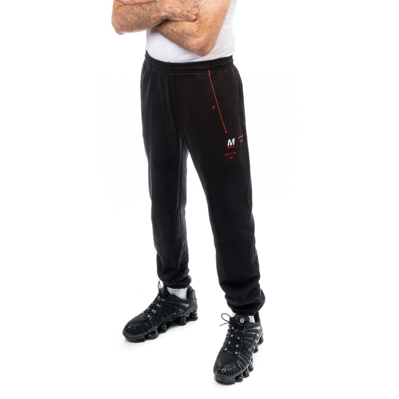 Diagram Sweatpant - Black / Red - - MILFDAD