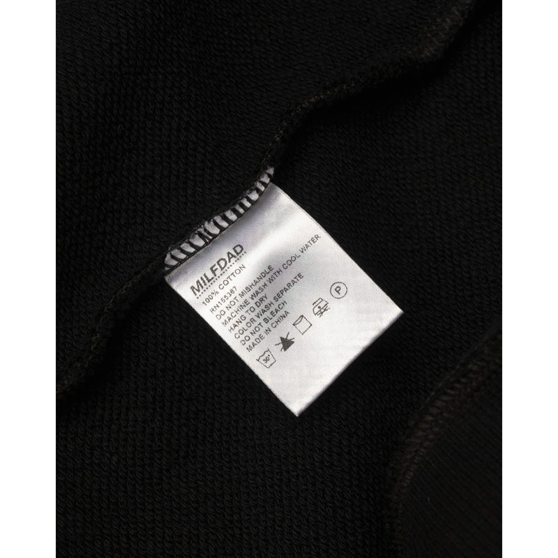 Milfdad Logo Hoodie - Black - MILFDAD