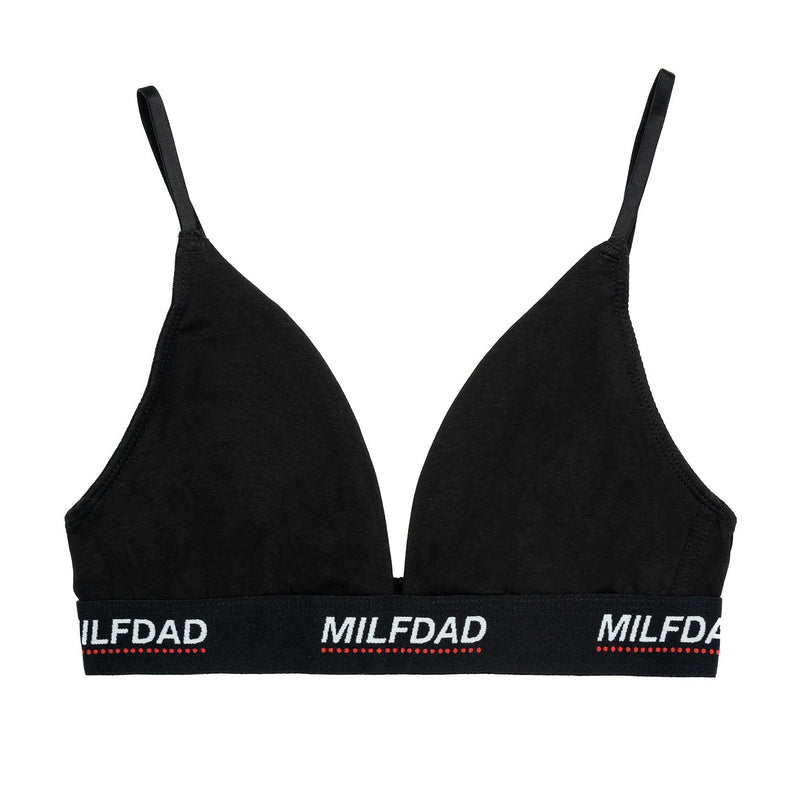 Milfdad Logo Bralette - - MILFDAD