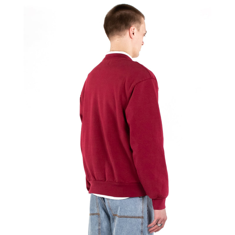 Tonal Embroidered Crewneck - Blood - - MILFDAD
