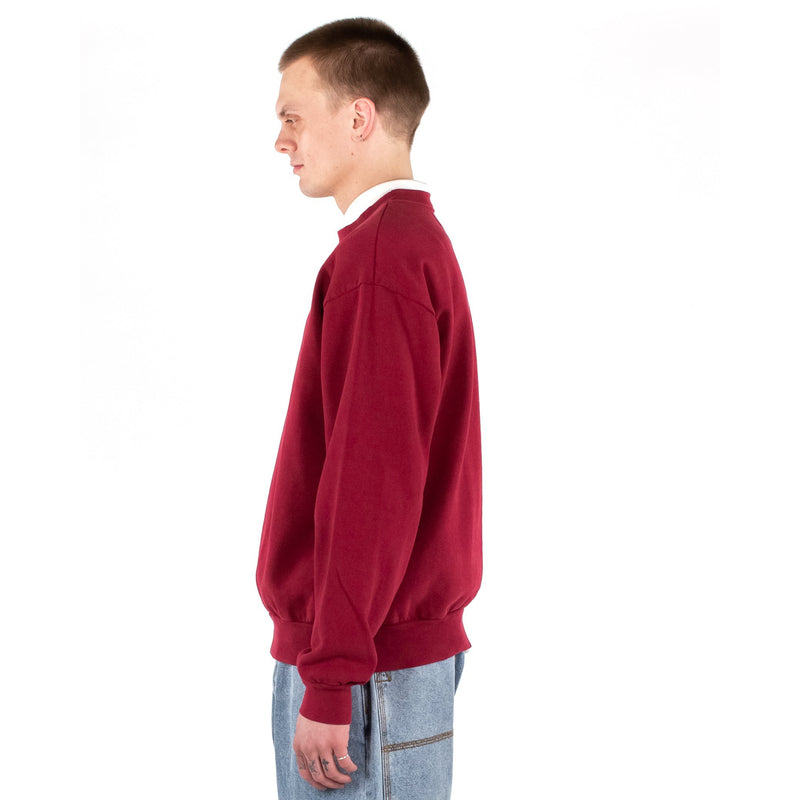 Tonal Embroidered Crewneck - Blood - - MILFDAD