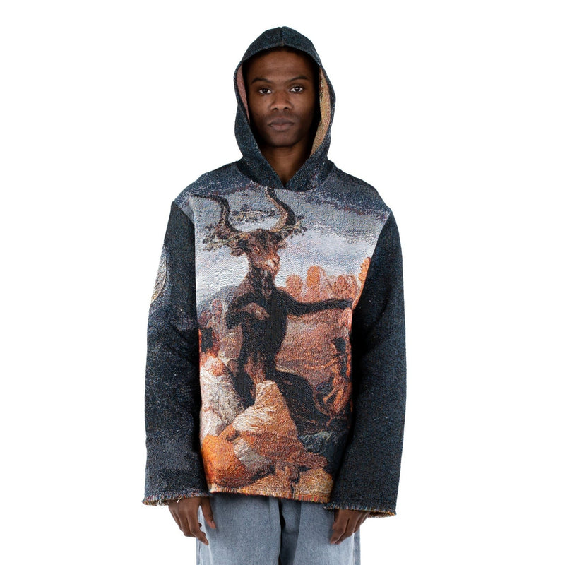 Witches’ Sabbath Goya Tapestry Hoodie - - MILFDAD