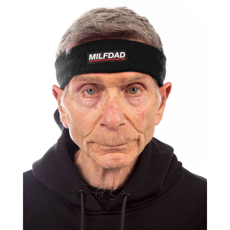 Logo Headband - Black - - MILFDAD
