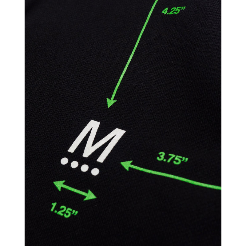Diagram Hoodie - Black / Green - - MILFDAD