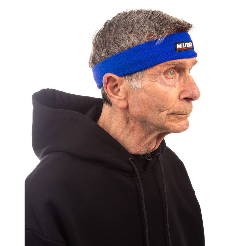Logo Headband - Royal Blue - - MILFDAD