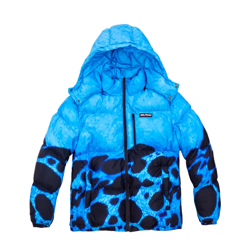 Poison Puffer Jacket - Blue / Black - - MILFDAD