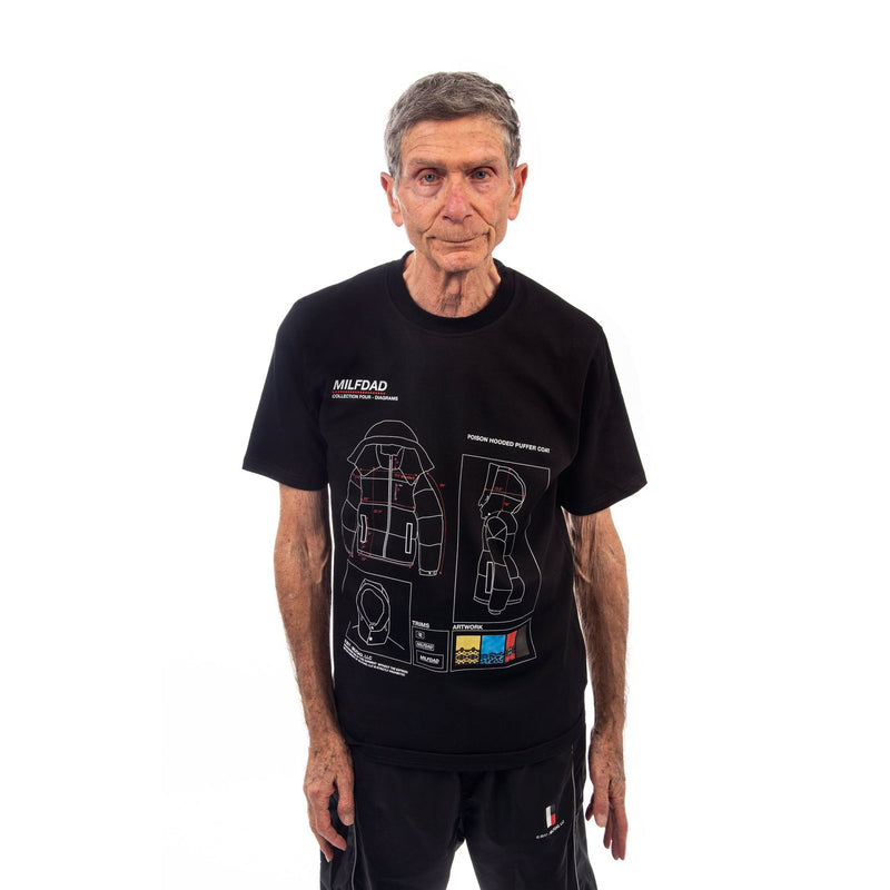 C4 Puffer Tee - Black - - MILFDAD