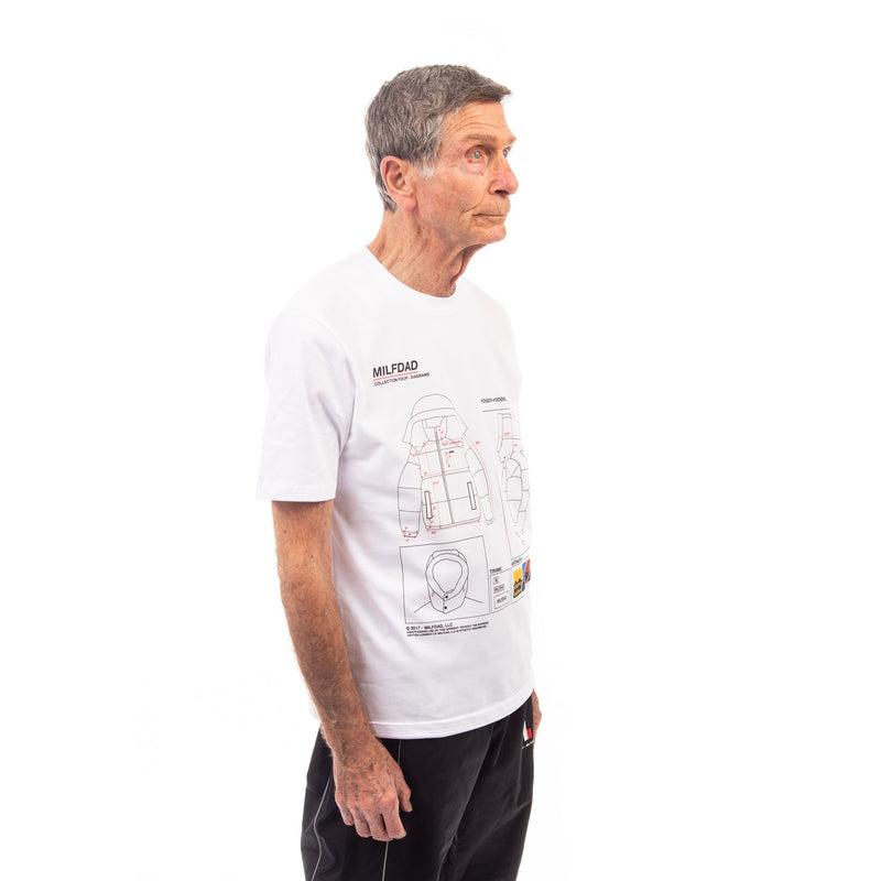 C4 Puffer Tee - White - - MILFDAD