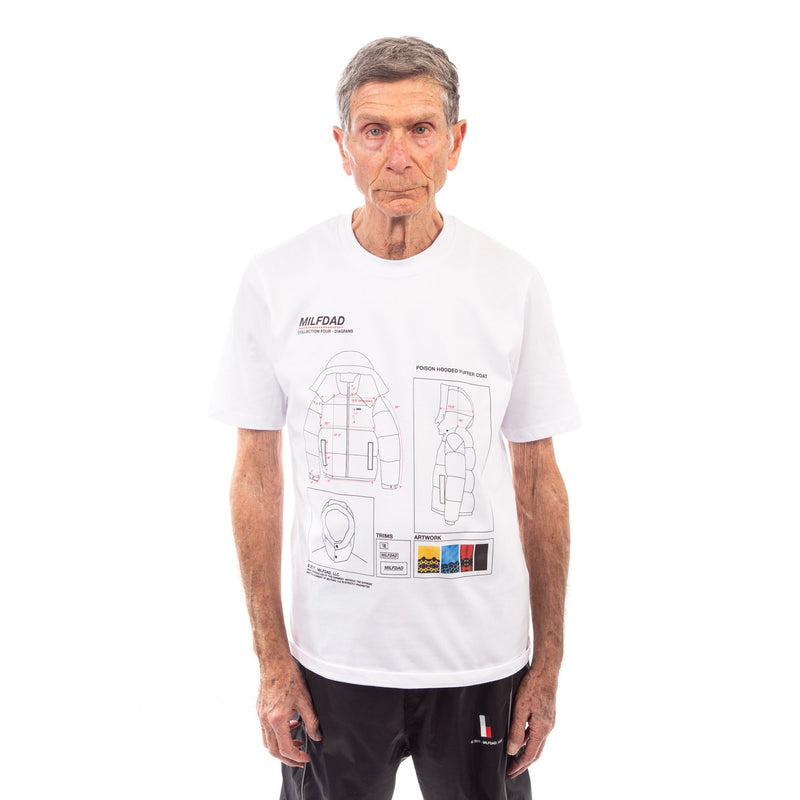 C4 Puffer Tee - White - - MILFDAD