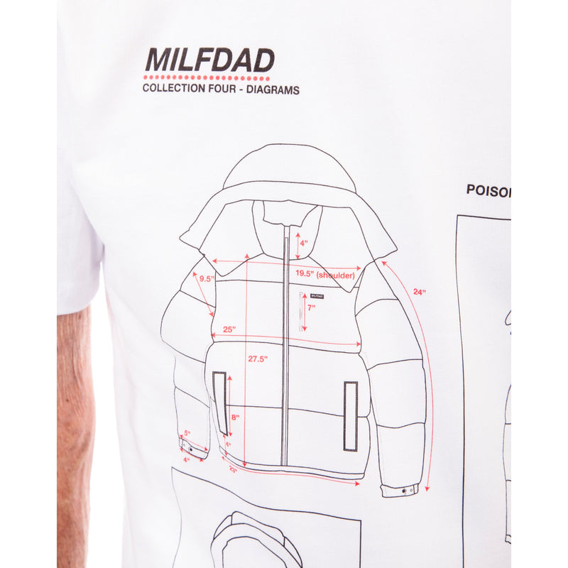 C4 Puffer Tee - White - - MILFDAD