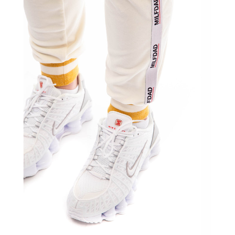 Velour Pant - Cream / Gold - - MILFDAD