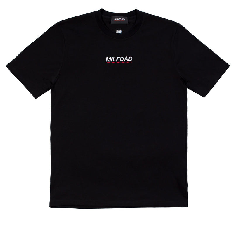 Embroidery Logo Tee - Black - - MILFDAD