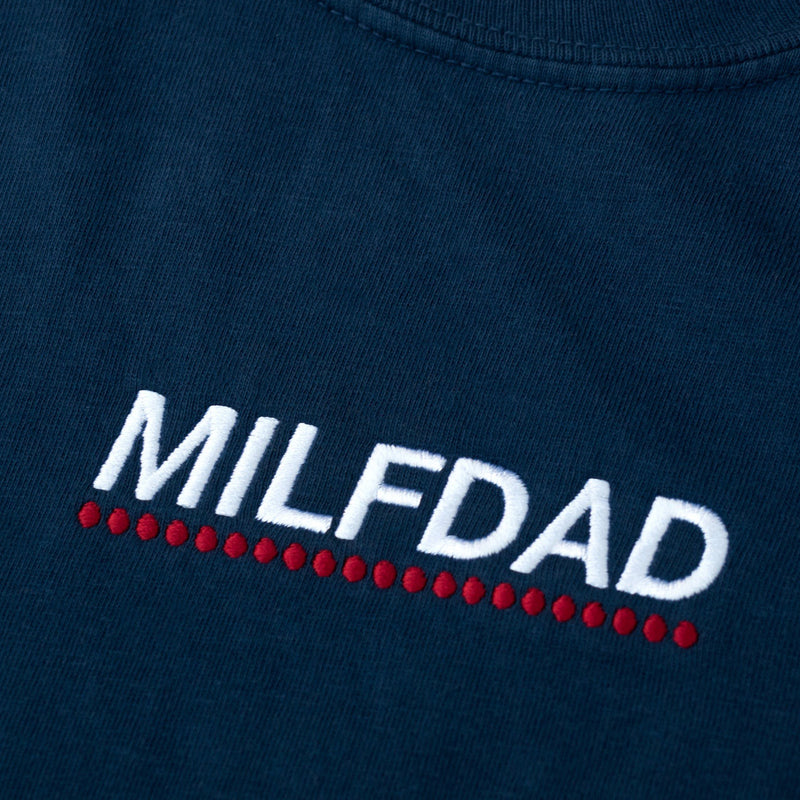 Embroidery Logo Tee - Navy - - MILFDAD