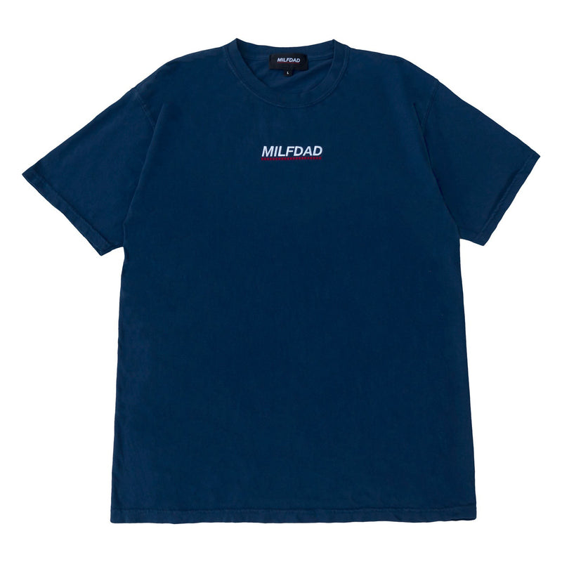 Embroidery Logo Tee - Navy - - MILFDAD