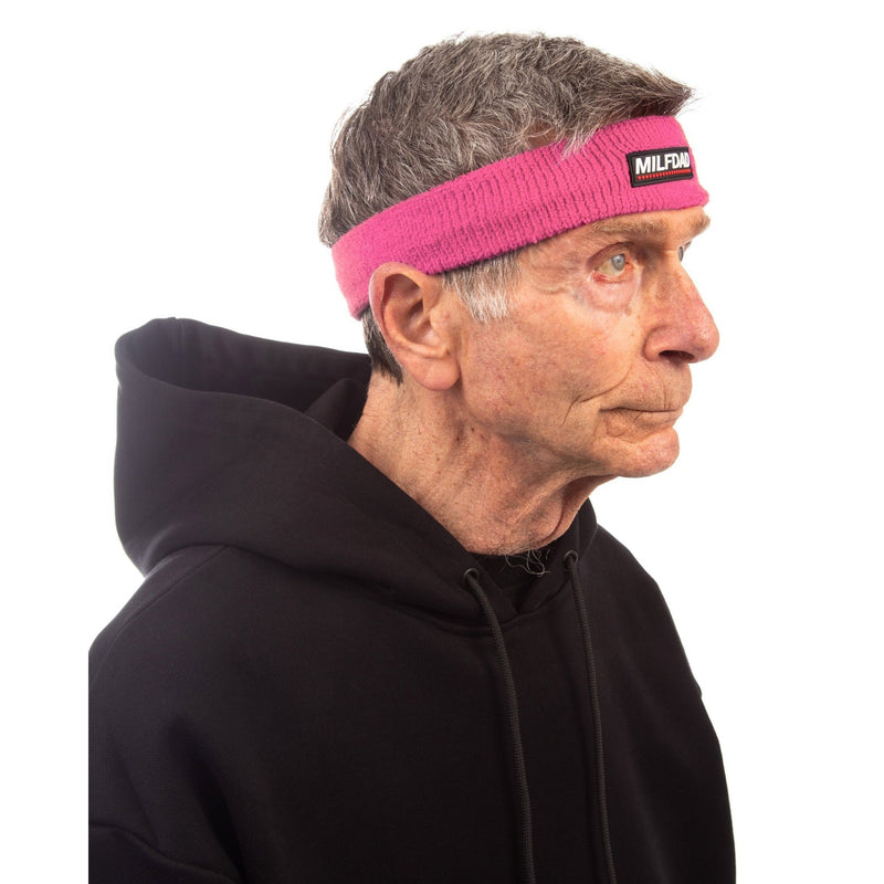 Logo Headband - Pink - - MILFDAD