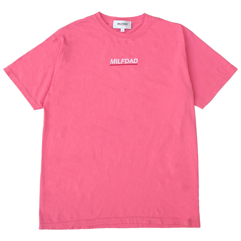 Embroidery Logo Tee - Pink - - MILFDAD