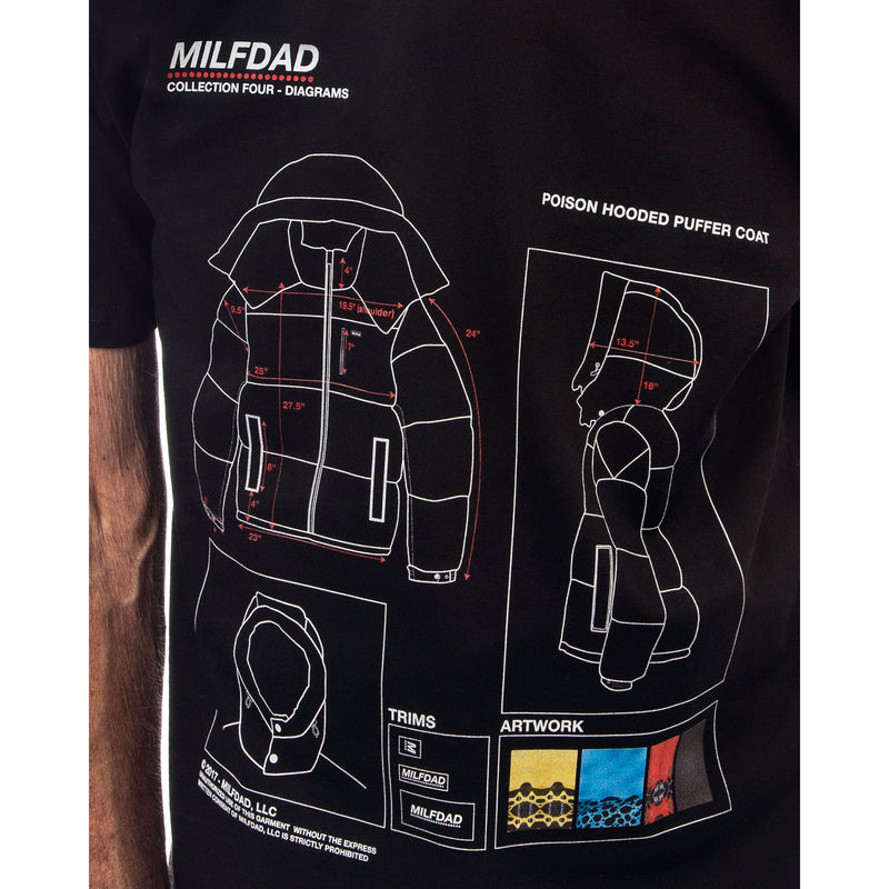 C4 Puffer Tee - Black - - MILFDAD