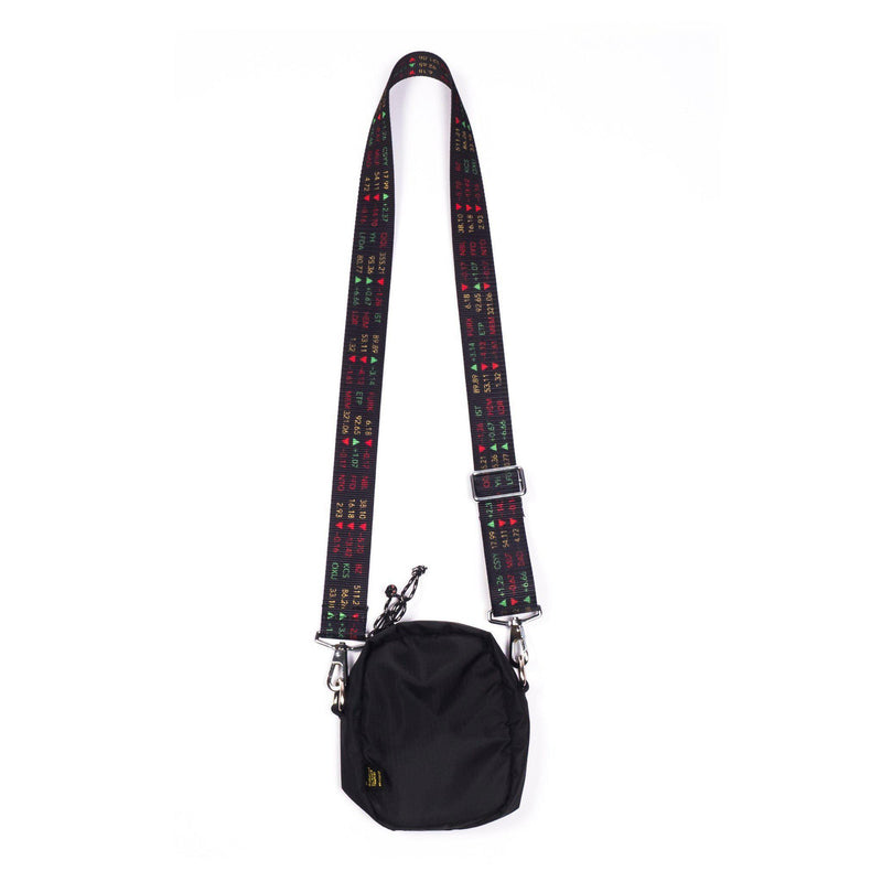 Stock Ticker Shoulder Bag - Black - MILFDAD