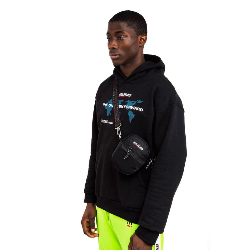 Stock Ticker Shoulder Bag - Black - MILFDAD