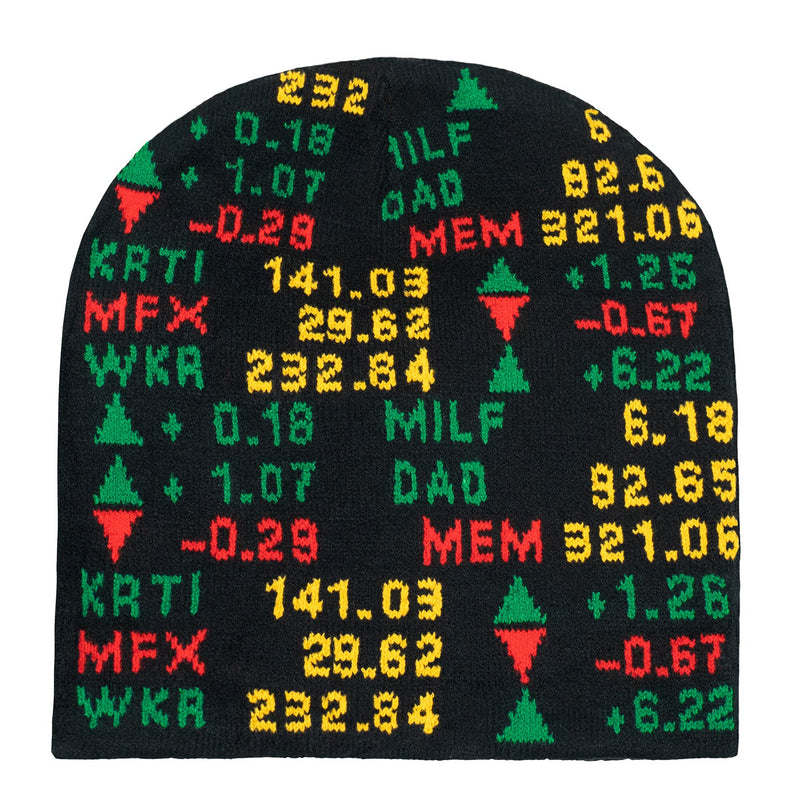 Stock Ticker Beanie