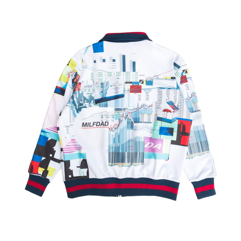 Track Jacket - Spreadsheet / White - MILFDAD