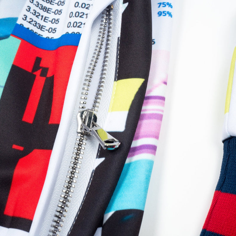 Track Jacket - Spreadsheet / White - MILFDAD