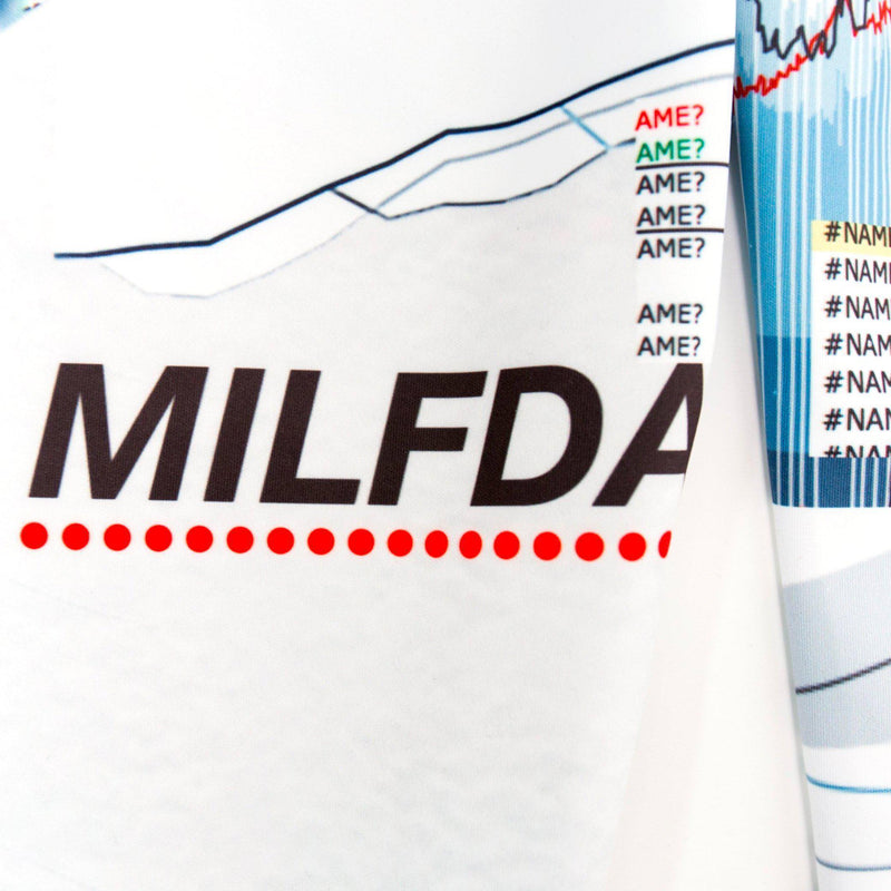 Track Pant - Spreadsheet / White - MILFDAD