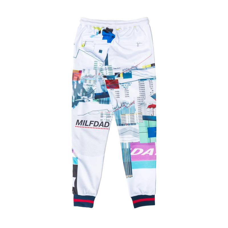 Track Pant - Spreadsheet / White - MILFDAD