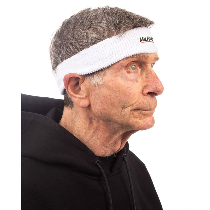 Logo Headband - White - - MILFDAD