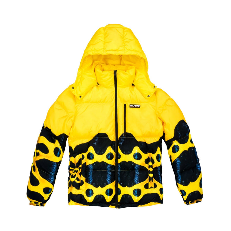 Poison Puffer Jacket - Yellow / Black - - MILFDAD